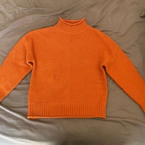 Comfy orange sweater